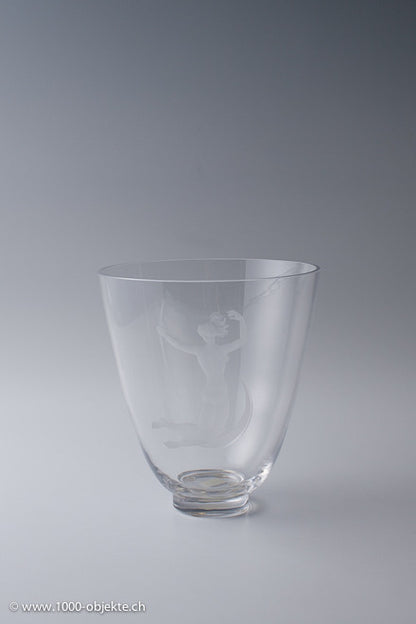 Vase by Vicki Lindstrand  for Orrefors, 1935