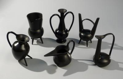 Six Buccheri vases made by Carlo Alberto Rossi to designs by Gio Pont - 1000 Objekte
