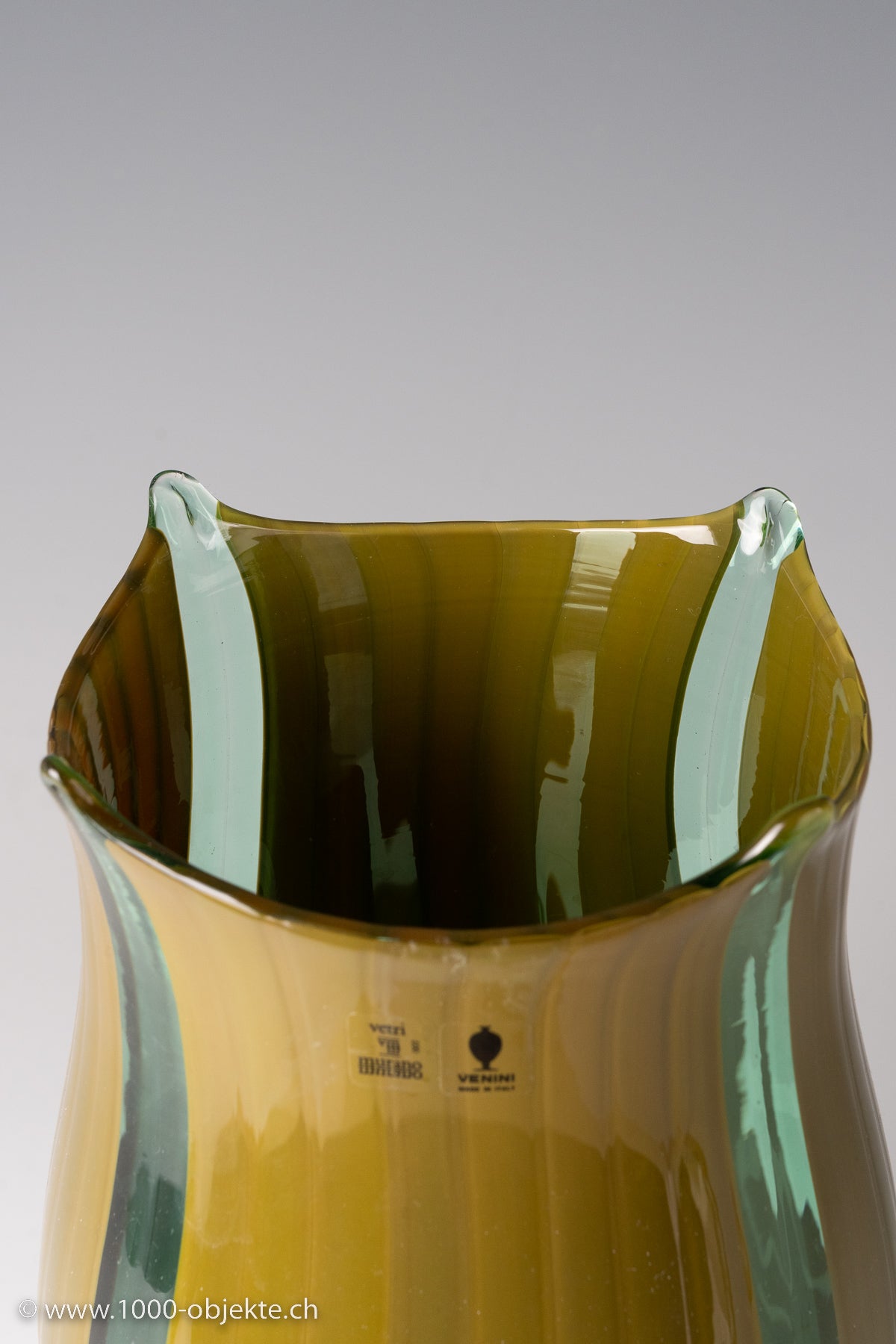 Vases 'Barena' Venini & C., Murano, designed by Toni Zuccheri, 1981