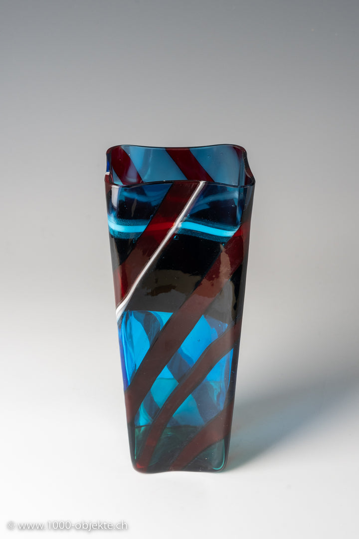 Fulvio Bianconi vase 'Scozzese', 1954-57