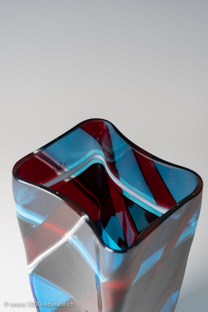 Fulvio Bianconi vase 'Scozzese', 1954-57