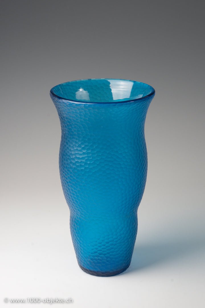 Carlo Scarpa für Venini. Einzigartige Battuto-Vase, Modell 3951, signiert 