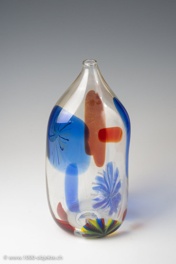 Signierte Murrinenvase von Alfredo Barbini