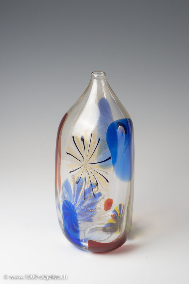 Signierte Murrinenvase von Alfredo Barbini