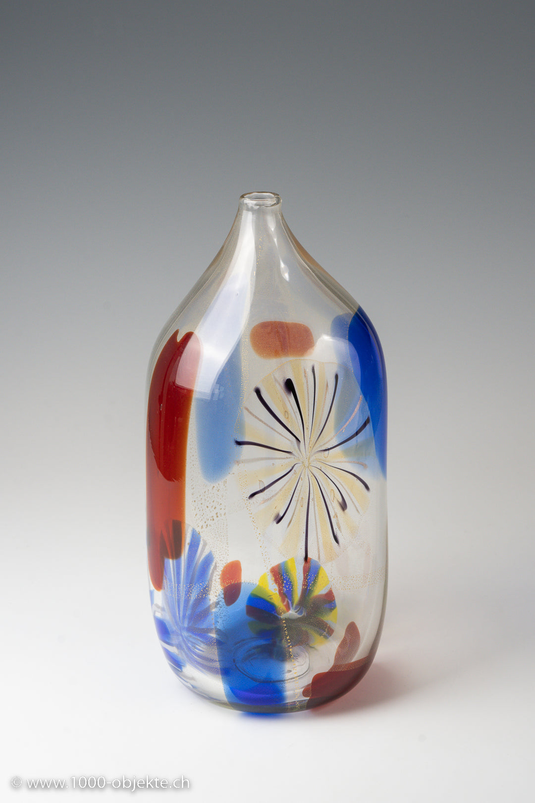 Signierte Murrinenvase von Alfredo Barbini