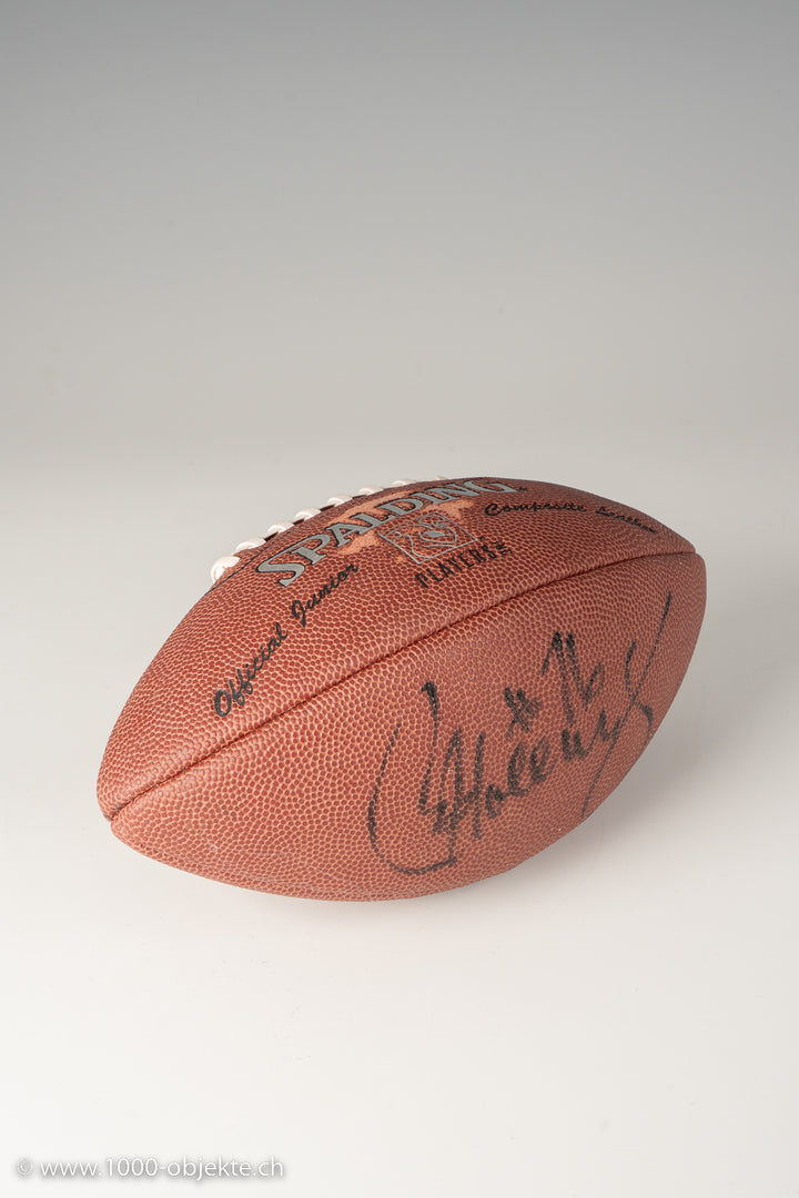 Signed Spalding Football Players Inc. official NFL player exclusive