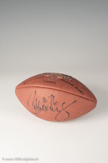 Signed Spalding Football Players Inc. official NFL player exclusive