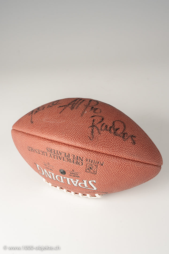 Signed Spalding Football Players Inc. official NFL player exclusive