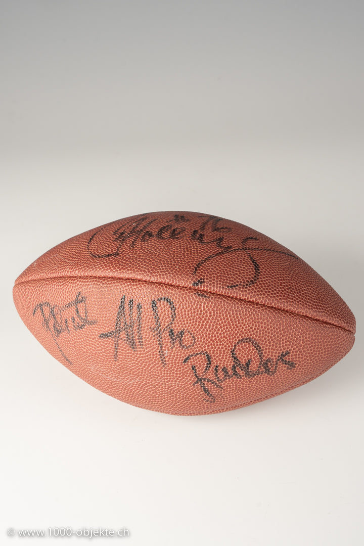 Signed Spalding Football Players Inc. official NFL player exclusive