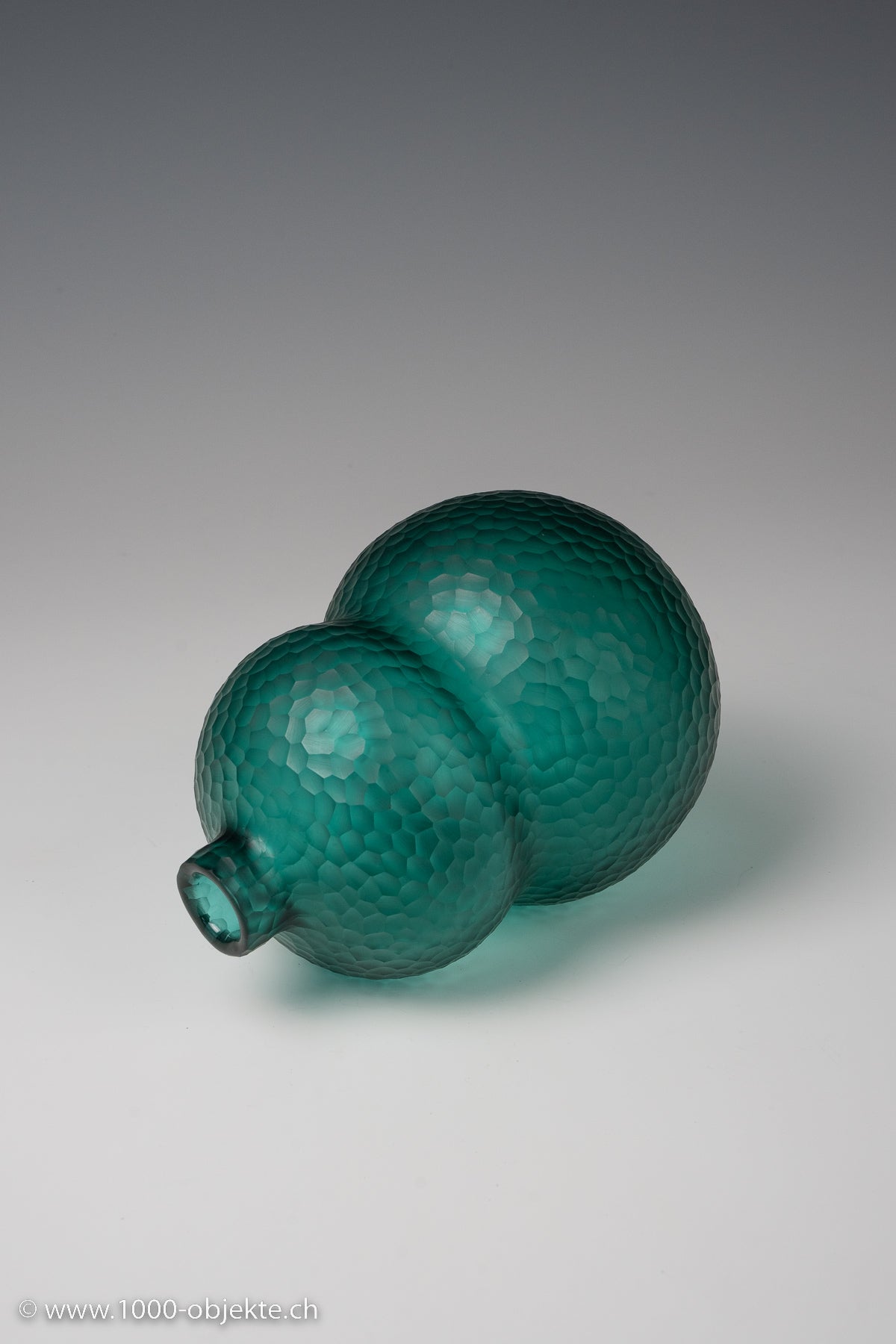 Carlo Scarpa (Italy, 1906-1978), "Battuto" vase, mouth blown glas