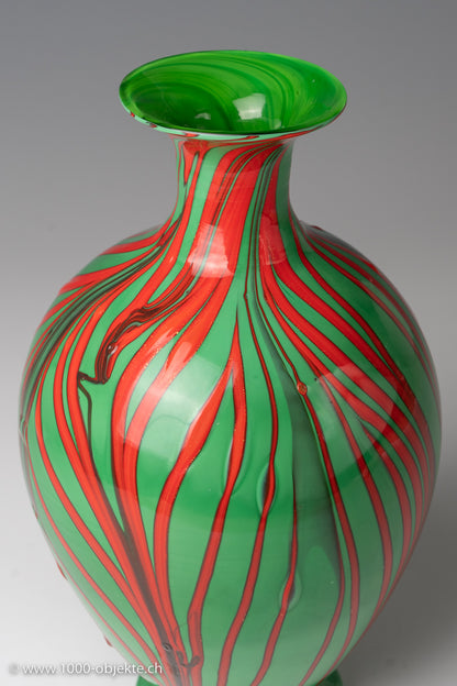 Carlo Scarpa. Rare decorated fenicio vase, model 2948. MvM Cappelin
