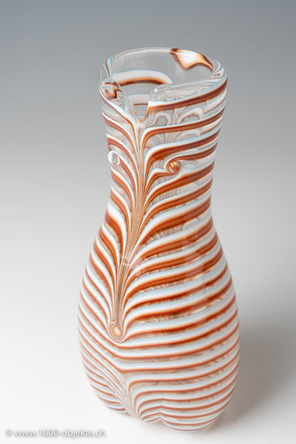 Fulvio Bianconi, eine seltene Vase aus der Serie „Bikini“, ca. 1950, Modell 4421