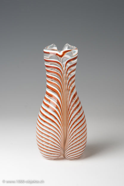 Fulvio Bianconi, eine seltene Vase aus der Serie „Bikini“, ca. 1950, Modell 4421