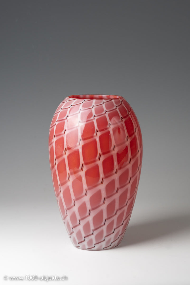 Vase ''A losanghe'' Archimede Seguso, Murano, ca. 1952