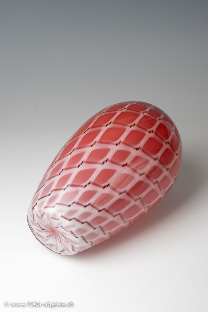 Vase ''A losanghe'' Archimede Seguso, Murano, ca. 1952