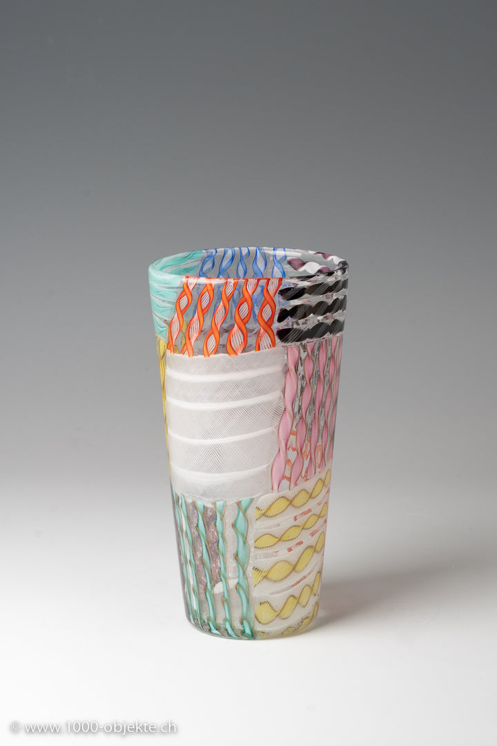 Archimede Seguso, Vase „Zanfirico“, ca. 1955