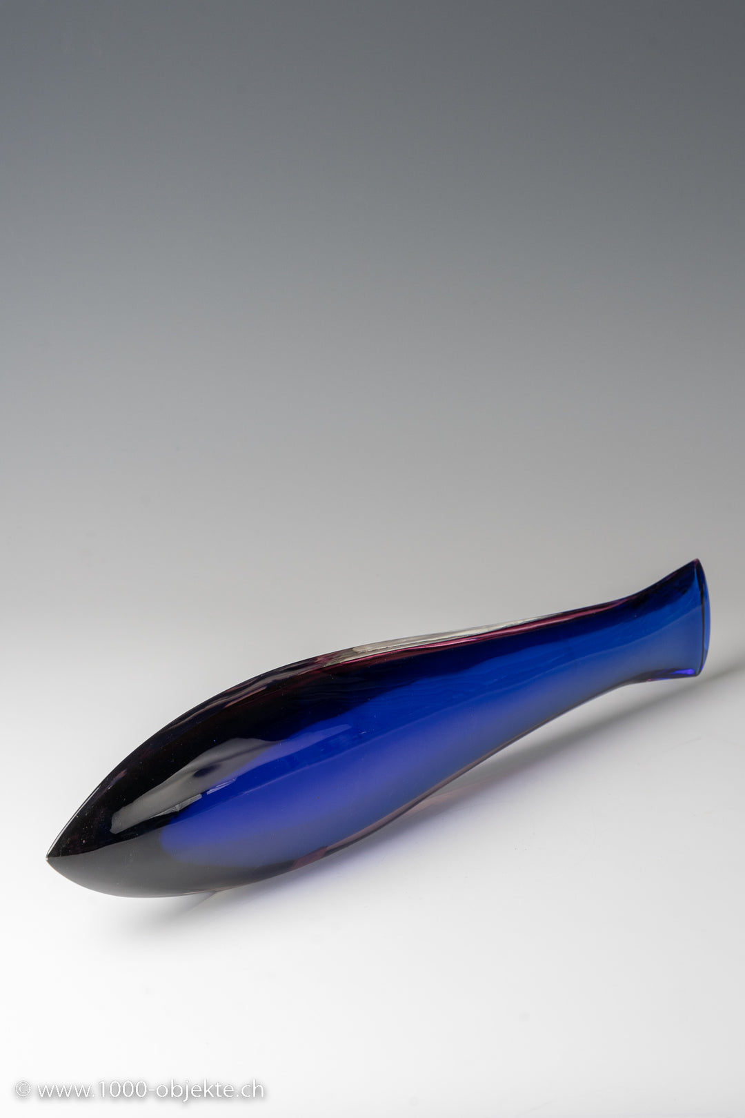 Elongated fish, Flavio Poli for Seguso Vetri d'Arte