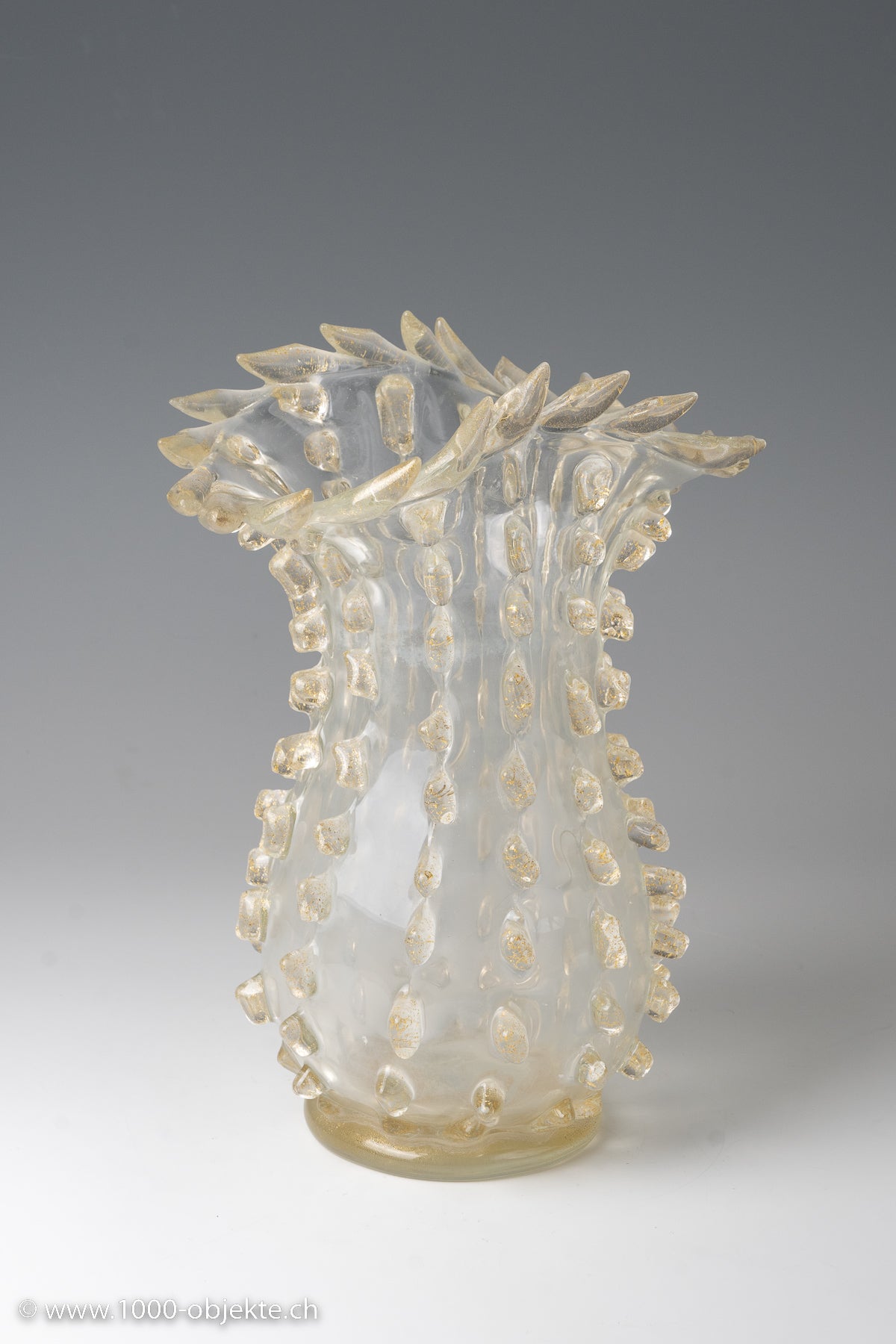 Ercole Barovier, vase of 'Medusa' series