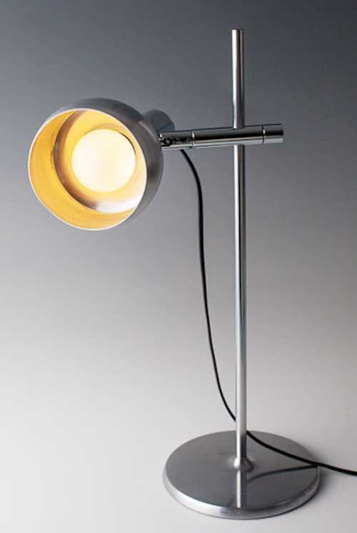Swiss work  Table light around 1960 for swiss lamps international