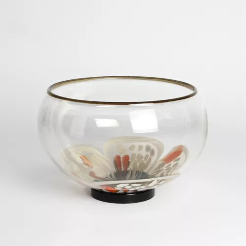 Cenedese Murano Glass bowl vetro a macchie medium size