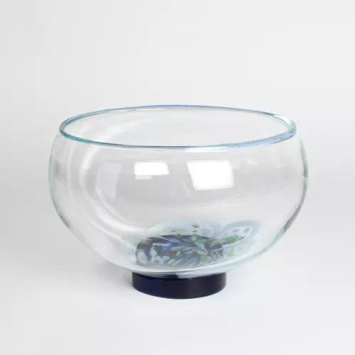 Cenedese Murano Glass bowl  vetro a macchie medium size