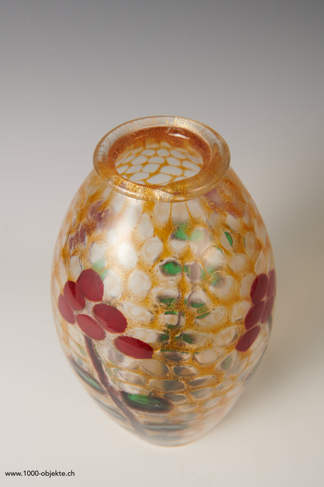 Seltene und bedeutende Mosaikvase Vetreria Artistica Barovier