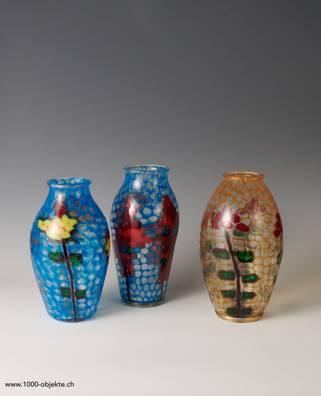 Seltene und bedeutende Mosaikvase Vetreria Artistica Barovier