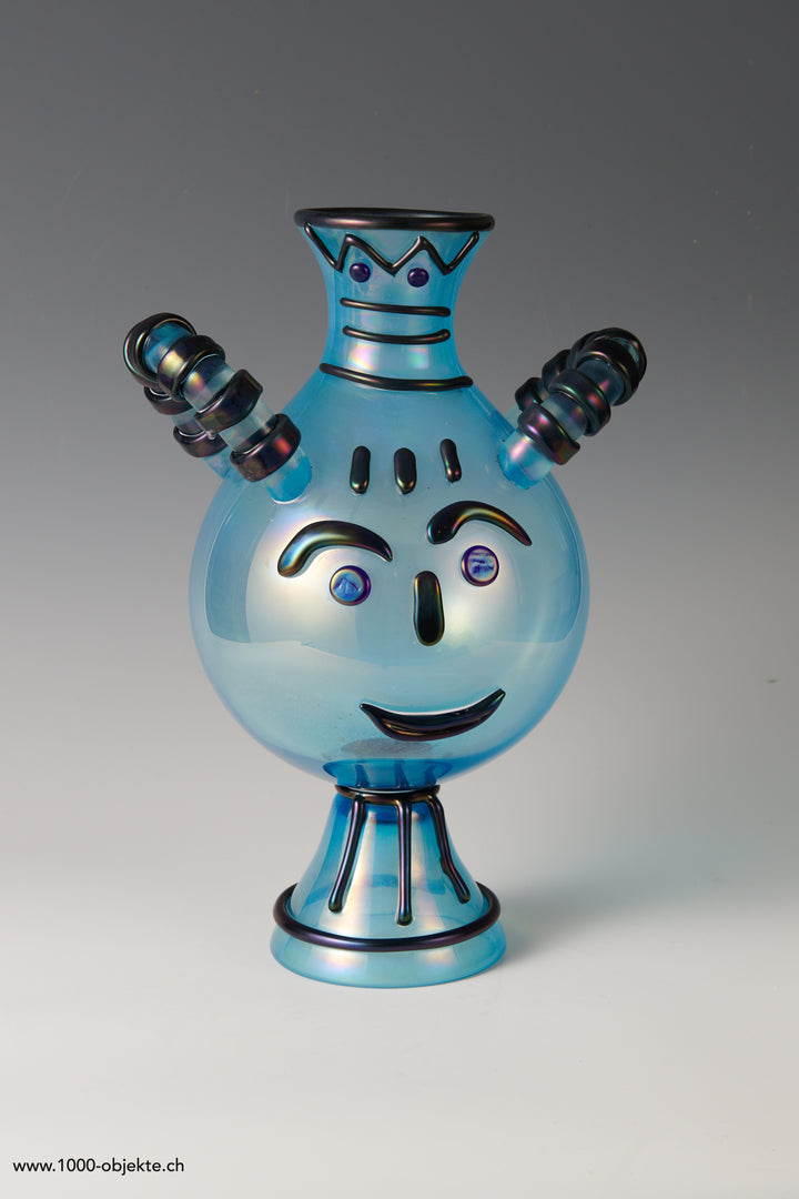 Die Burlesco-Vase, hergestellt von Egido Constantini für Fucina degli Angeli im Jahr 1960.