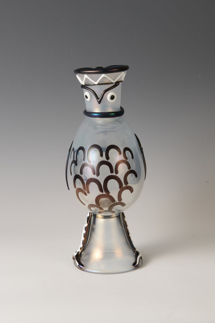 Die Condor-Vase, hergestellt von Egido Constantini für Fucina degli Angeli im Jahr 1954.