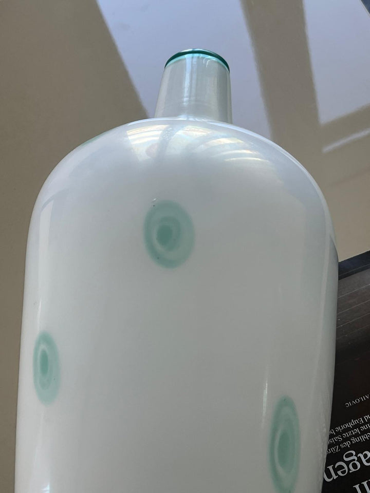 Carlo Scarpa / Venini Vase made of Lattimo glass with concentric murrine glass rings;