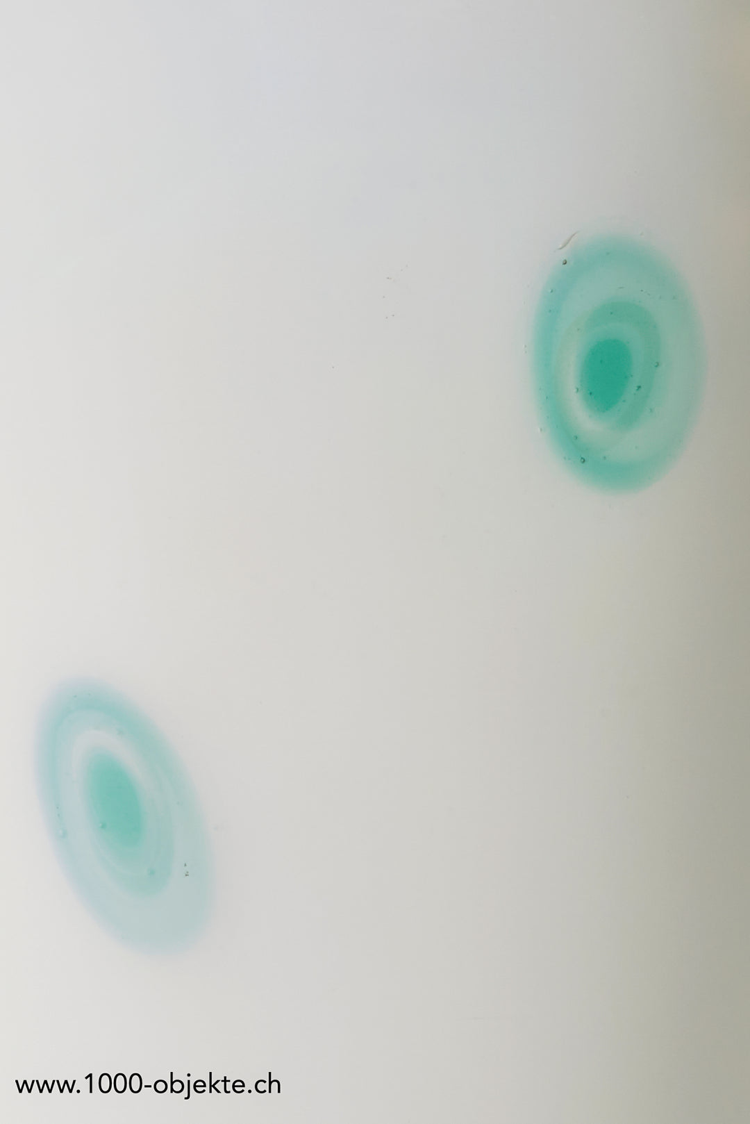 Carlo Scarpa / Venini Vase made of Lattimo glass with concentric murrine glass rings;