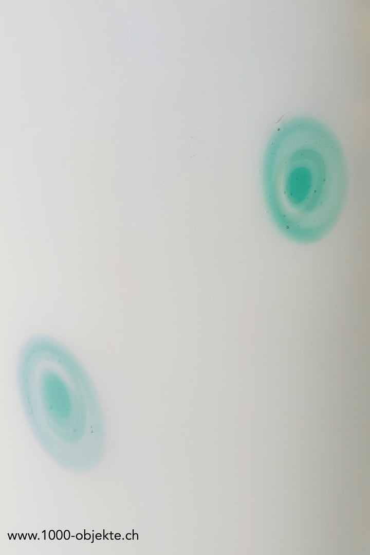 Carlo Scarpa / Venini Vase made of Lattimo glass with concentric murrine glass rings;