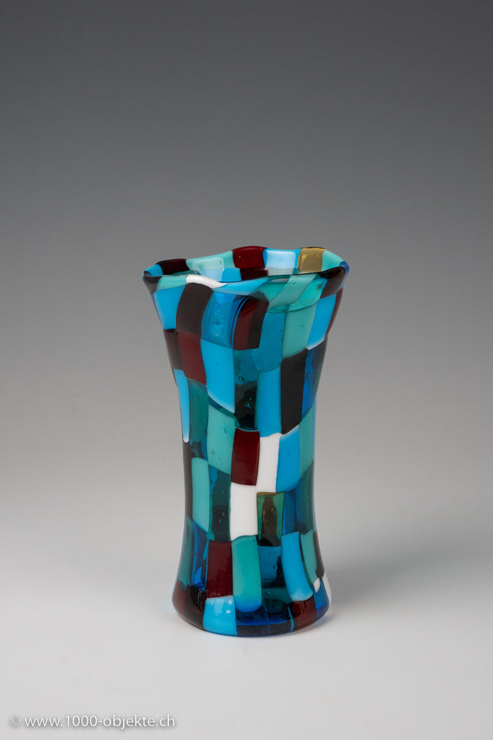 Fulvio Bianconi, 'Pezzato Arlecchino' vase, ca. 1952