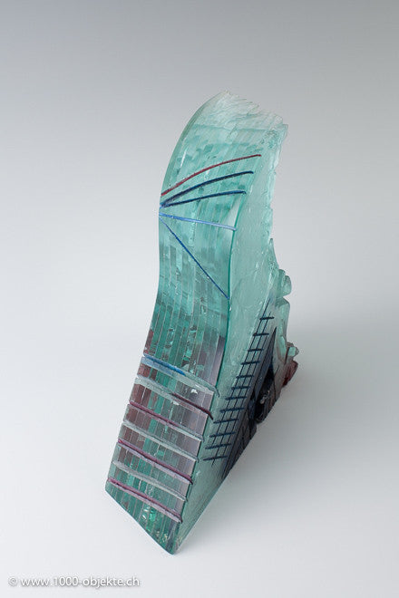 Multilayered object. Javier Gomez 1990, signed.