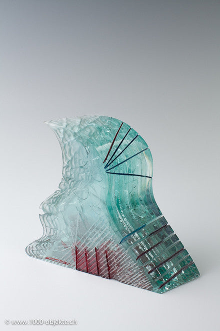 Multilayered object. Javier Gomez 1990, signed.