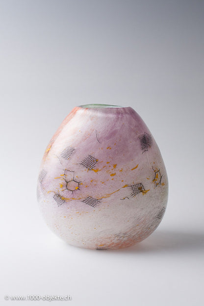 Art glass piece vase by Adam Jabalonski