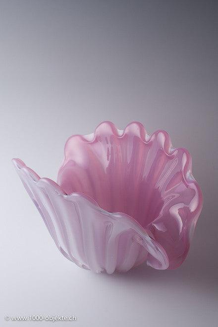 Large 'opalescent' shell bowl, Fratelli Toso c. 1959. - 1000 Objekte