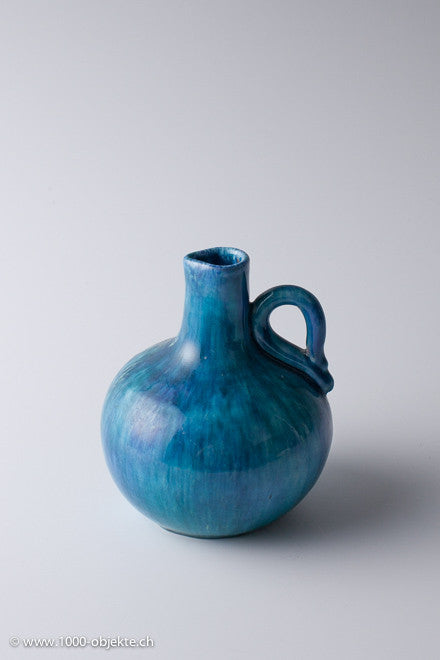 Ceramic Vase Fantoni, Italy Fifties, handmade
