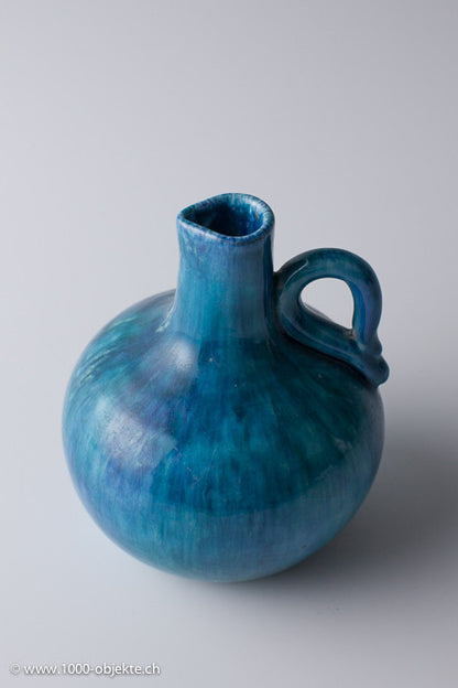 Ceramic Vase Fantoni, Italy Fifties, handmade