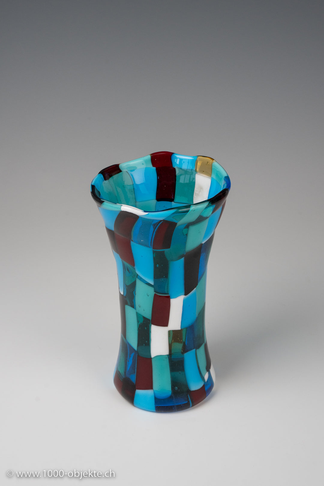 Fulvio Bianconi, Vase „Pezzato Arlecchino“, ca. 1952