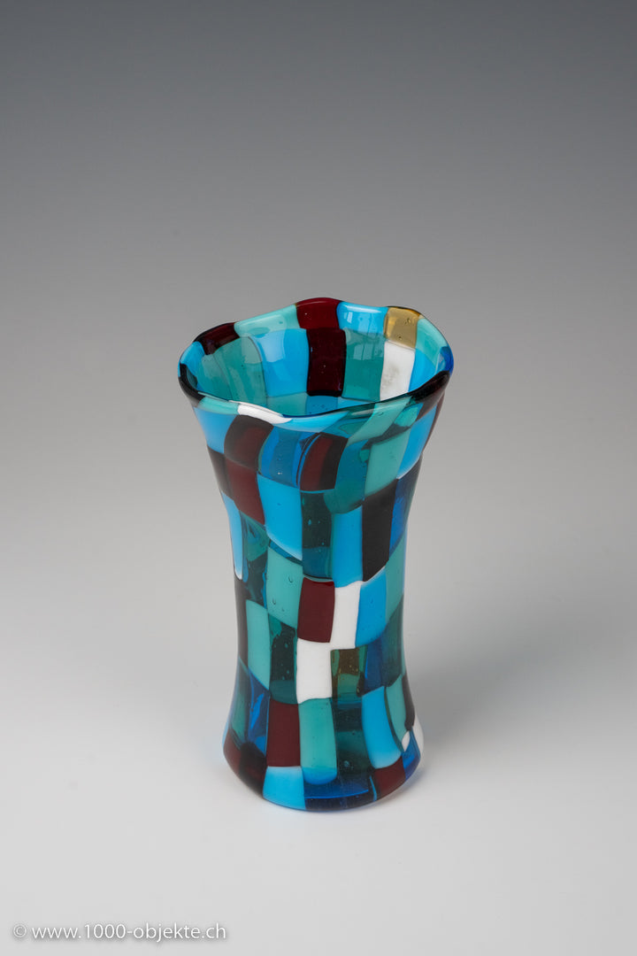 Fulvio Bianconi, 'Pezzato Arlecchino' vase, ca. 1952