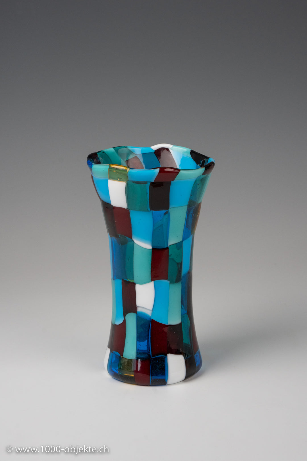 Fulvio Bianconi, 'Pezzato Arlecchino' vase, ca. 1952