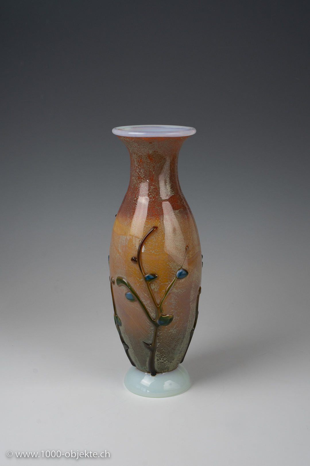 Ermanno Nason, Vase mit Blumenmuster, ca. 1963-1972