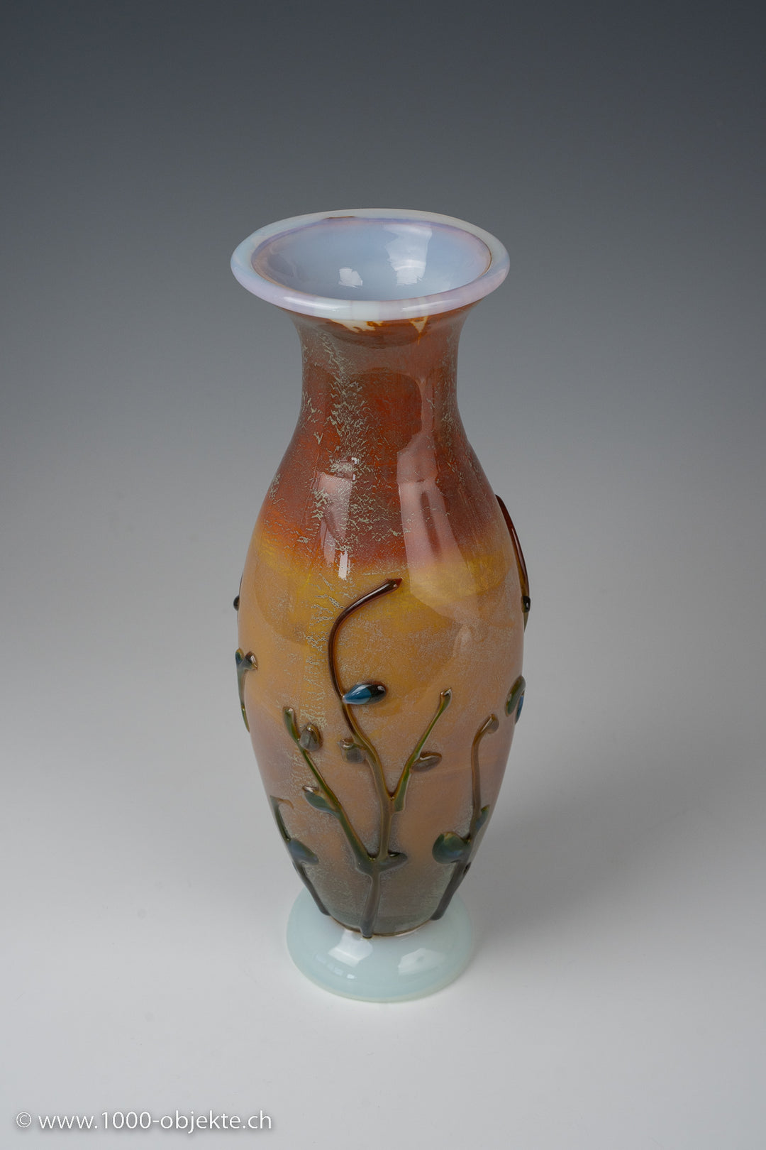 Ermanno Nason, Vase mit Blumenmuster, ca. 1963-1972