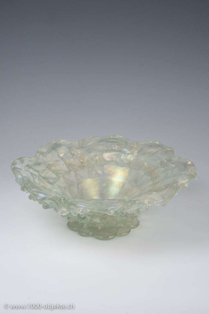 Barovier & Toso Glass Bowl, iridescent, ca.1940