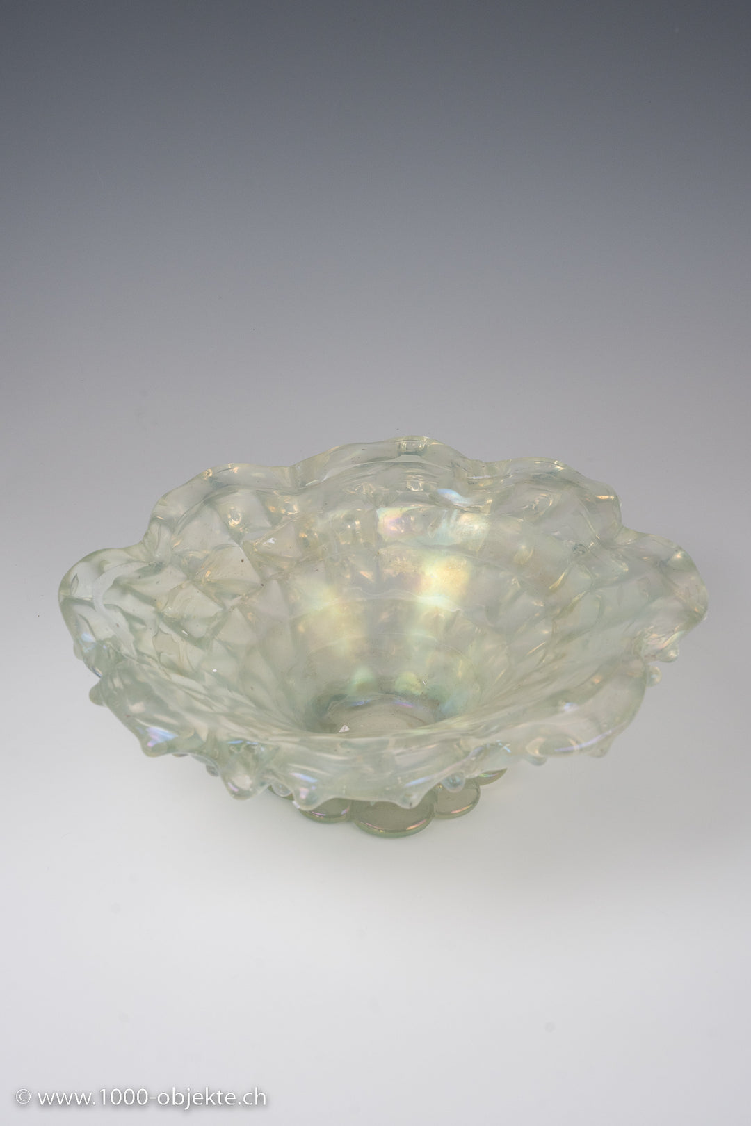 Barovier & Toso Glass Bowl, iridescent, ca.1940