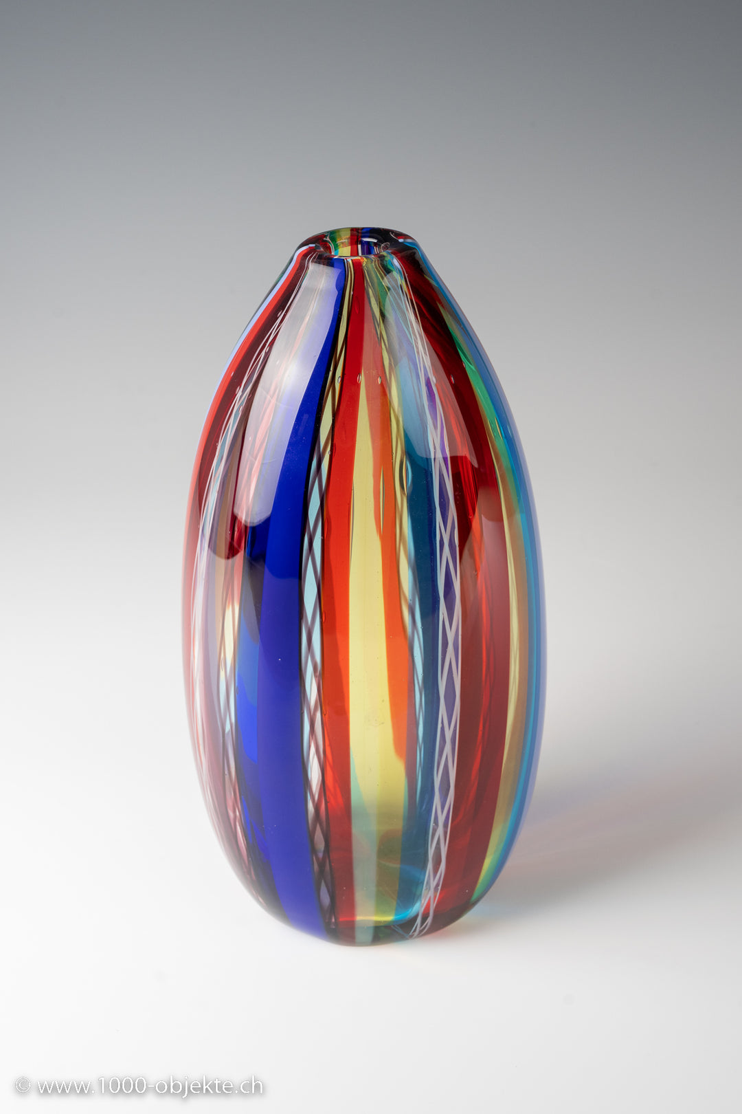 Fulvio Bianconi, ovale Vase, 1964