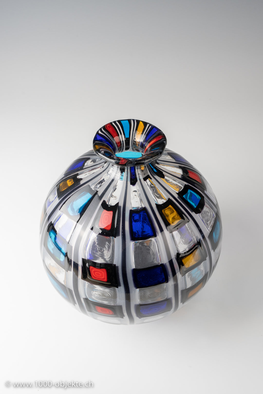 Ercole Barovier (1889-1974), Vase „Diamantati“, 1960er Jahre