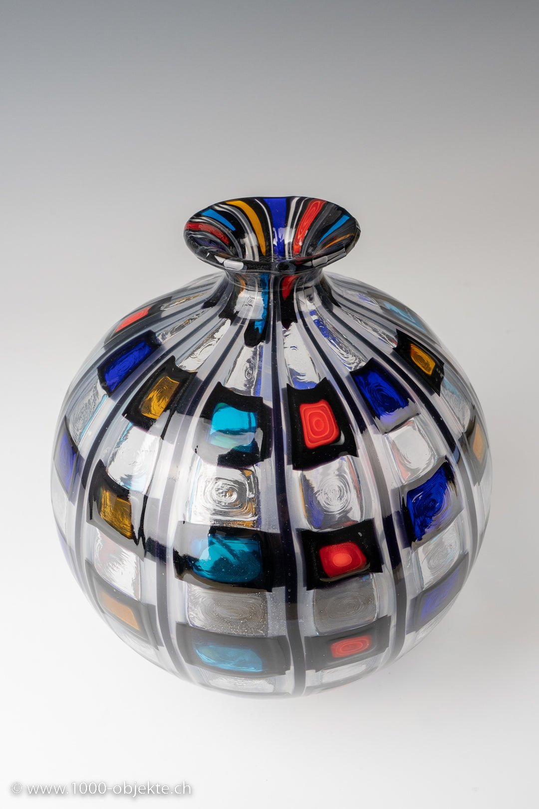 Ercole Barovier (1889-1974), Vase „Diamantati“, 1960er Jahre