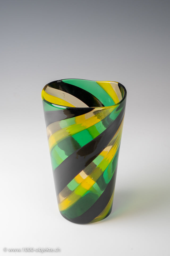 Fulvio Bianconi, Vase „Fasce Ritorte Americano“, 1951